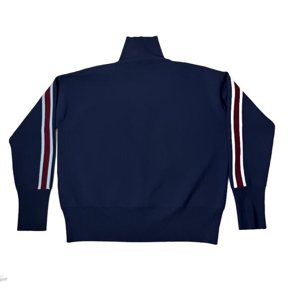 Nomia Track Stripe Mockneck Sweater Womens size Small - Picture 12 of 15